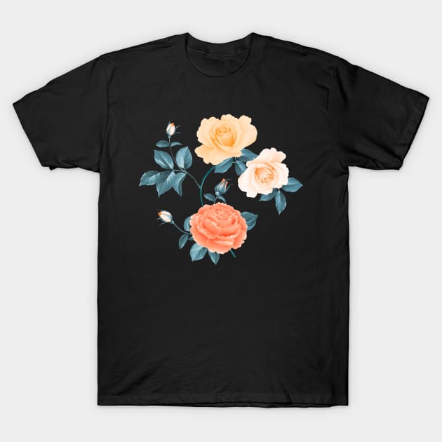 I love flowers T-Shirt by ovidiuboc